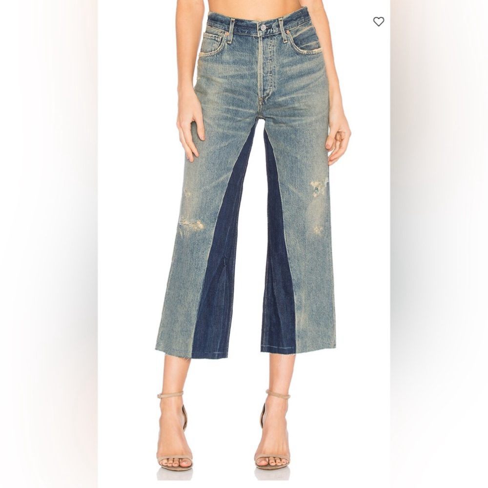 Citizens of Humanity NWT Cora Crop Relaxed in Livingston Sz 24